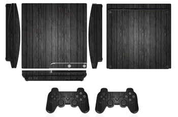 

Wood Q267 Vinyl Skin Sticker Protector for Sony PS3 Slim PlayStation 3 Slim and 2 controller skins Stickers