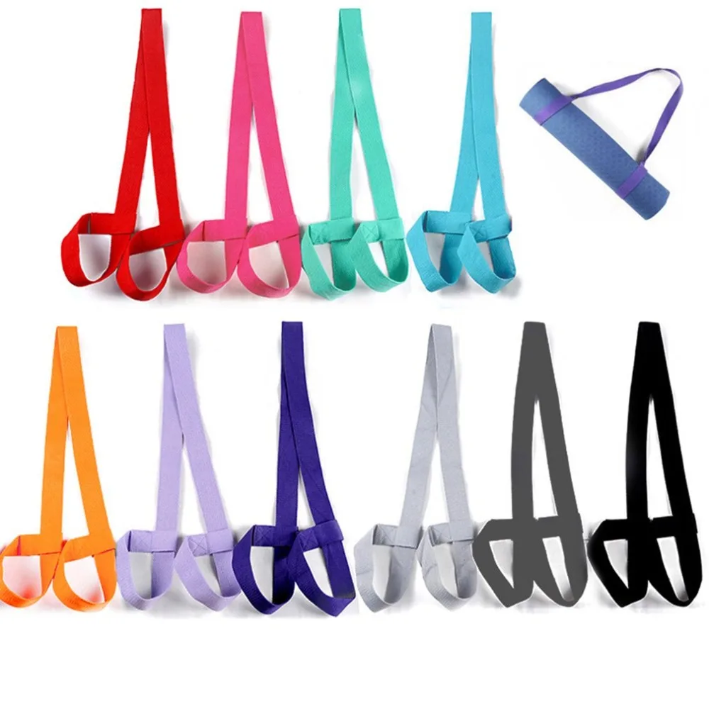 

Yoga Mat Sling Transporter Shoulder Strap Belt Stretch Adjustable Exercise 2018 Newest Drop Shipping