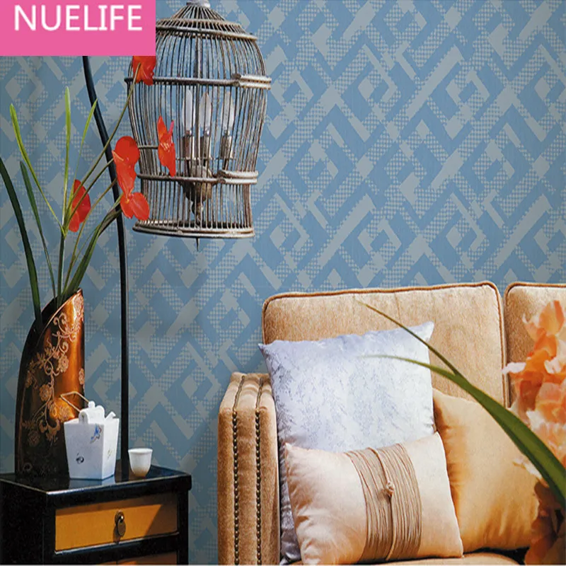 

0.53x10 meters modern geometric pattern non-woven wallpaper office wedding room living room bedroom wallpaper