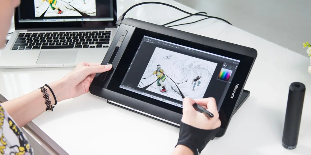 XP-Pen Artist 12 Графический планшет для рисования 12 графический планшет чертежной монитор 1920X1080 HD ips с сочетания клавиш и сен