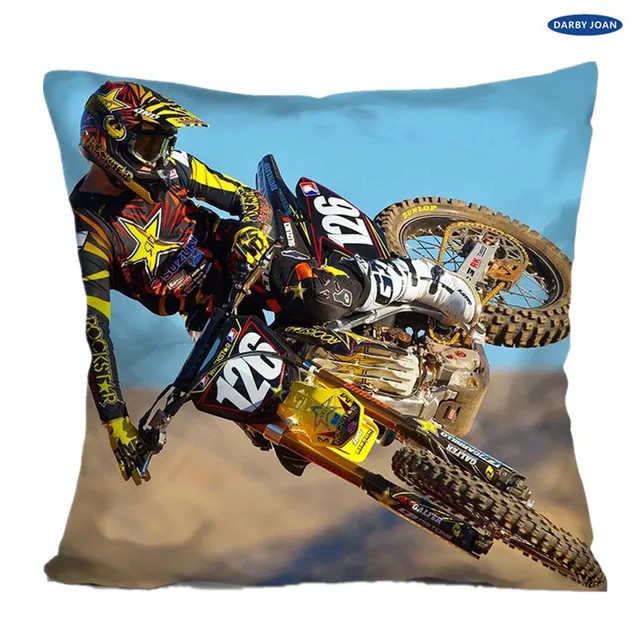Buy pillows FREESTYLE DIRT BIKE MOTOCROSS Throw Pillow