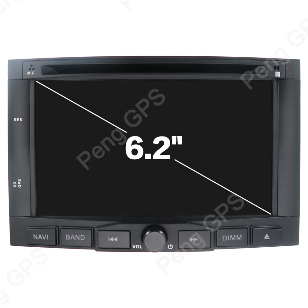 Clearance Octa Core 2 Din DVD Player Android 8.0 Car Radio for Peugeot 3008 for Peugeot 5008 2009 2010 2011 GPS Navigation Headunit 5