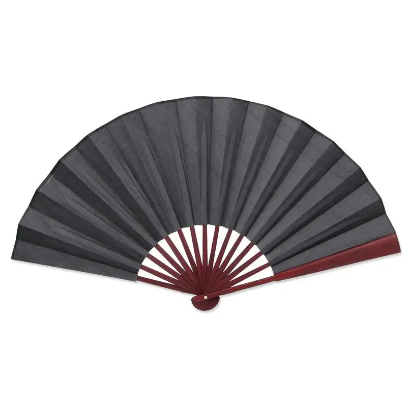 Men Folding Bamboo Blank Fan Wedding Party Gift Hand Fans Collection