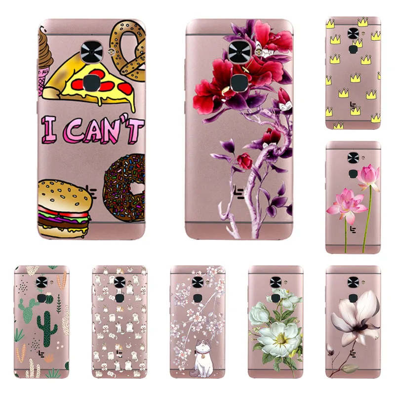 Soft TPU for letv leeco le s3 2 pro X620 X626 X622 X522 X520 X526 max x820 3 x720 Coolpad Cool1 Case flower Cover protect case |