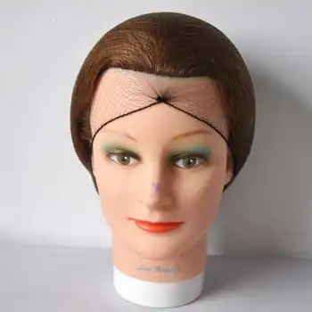 

5mm black color Nylon Hair net Nylon with "Elastic edge" hair extensions net