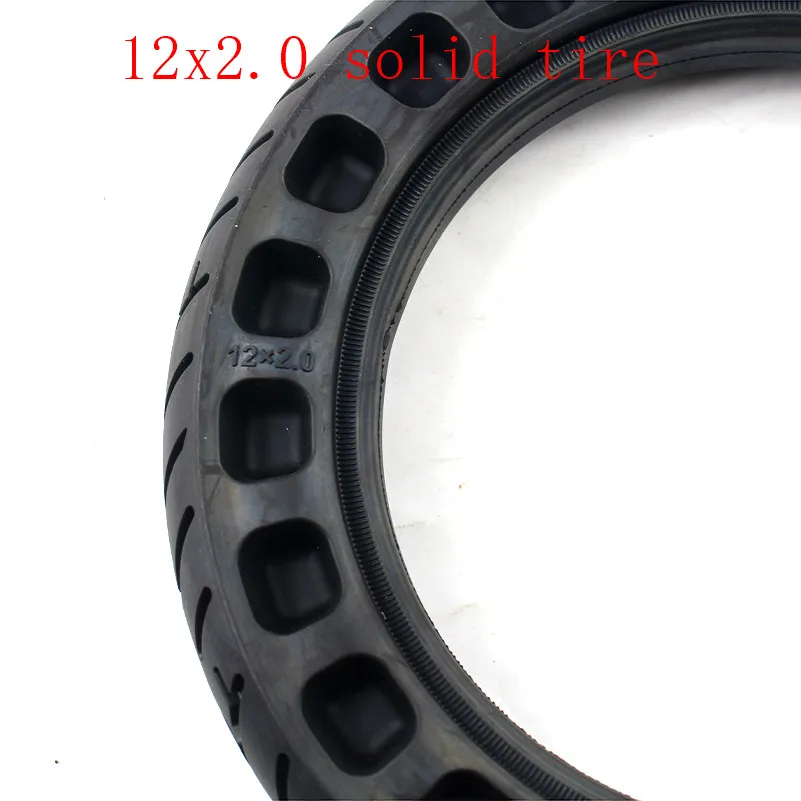 Size 12 Inch Non-inflatable Tubeless Solid Wheel Tyre 12x2.0 12x2.125 for Many Gas Scooter E-bike Hoverboard Self BalancingParts