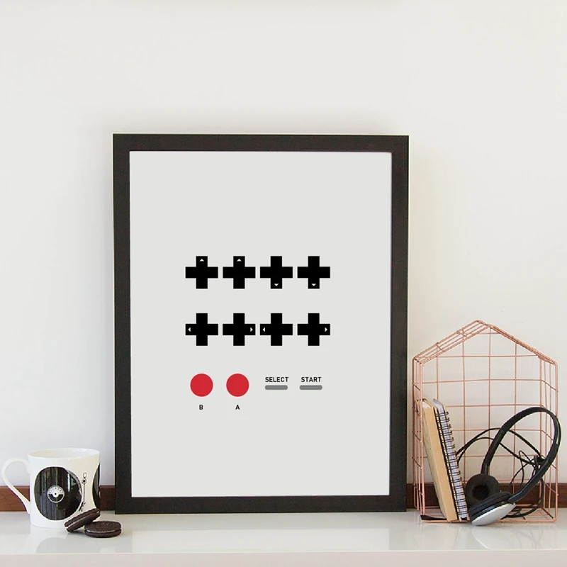 Contra Video Game Print