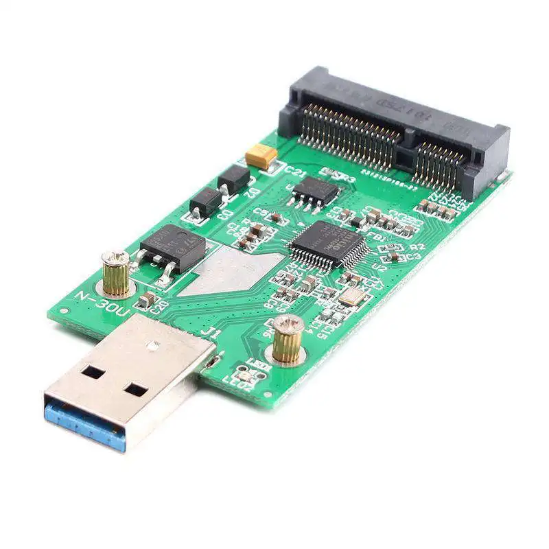 Usb 3 0 к Mini Pcie Msata Ssd Внешний Конвертор адаптер|Платы расширения| |