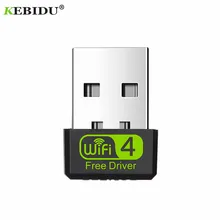KEBIDU беспроводной USB WiFi адаптер 150 Мбит/с wi fi ключ ПК сетевая карта Lan USB Ethernet приемник RTL8188GU LAN wi-fi адаптеры