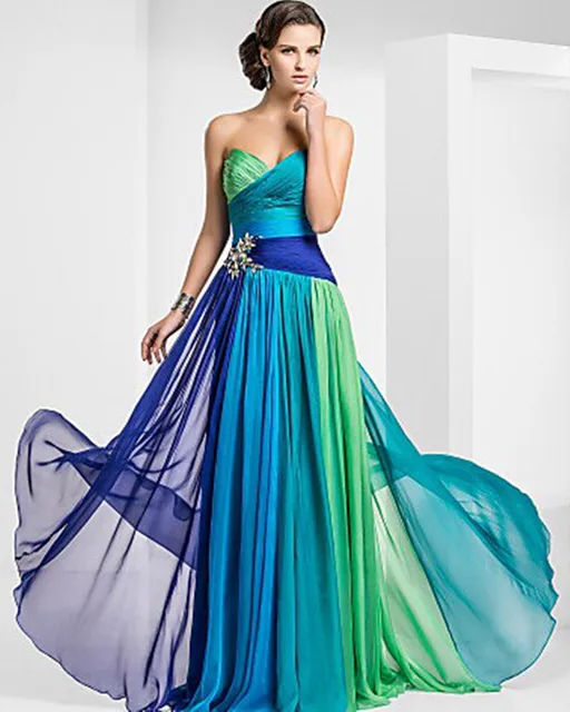 Robe de soirée tropicale Clearance