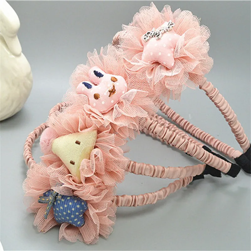 

1 PC Big Rabbit Star Hairbands Plastic Headbands Girls Christmas Gift Winter Boutique Headwear