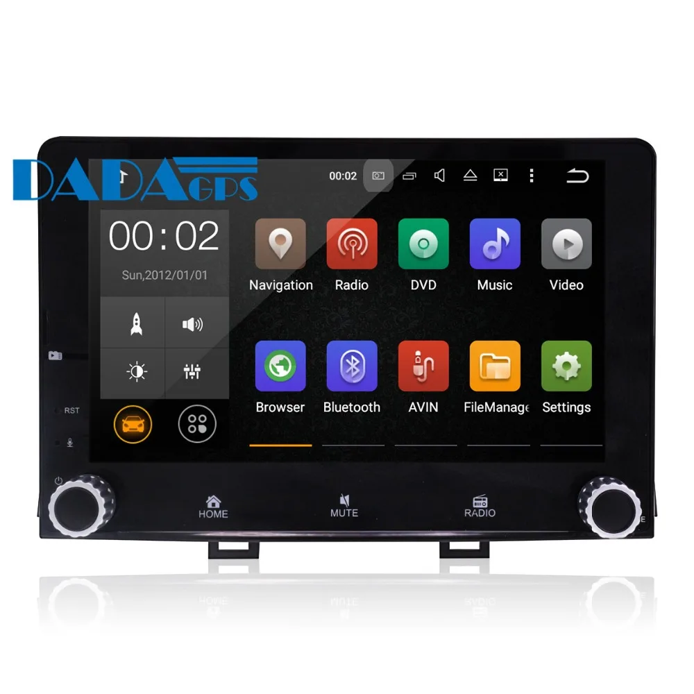Best Newest 2 DIN Android 8.0 Car Radio GPS Navigation Vehicle for KIA RIO 2017 2018 Car no DVD Player Stereo Multimedia Radio Audio 1