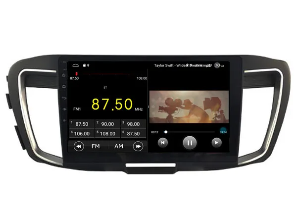 Excellent Elanmey top equipped 8 cores+4GB ram+64G rom android 8.1 car radio for Honda ACCORD 9 2.0L Engine HU Gps navigation multimedia 4
