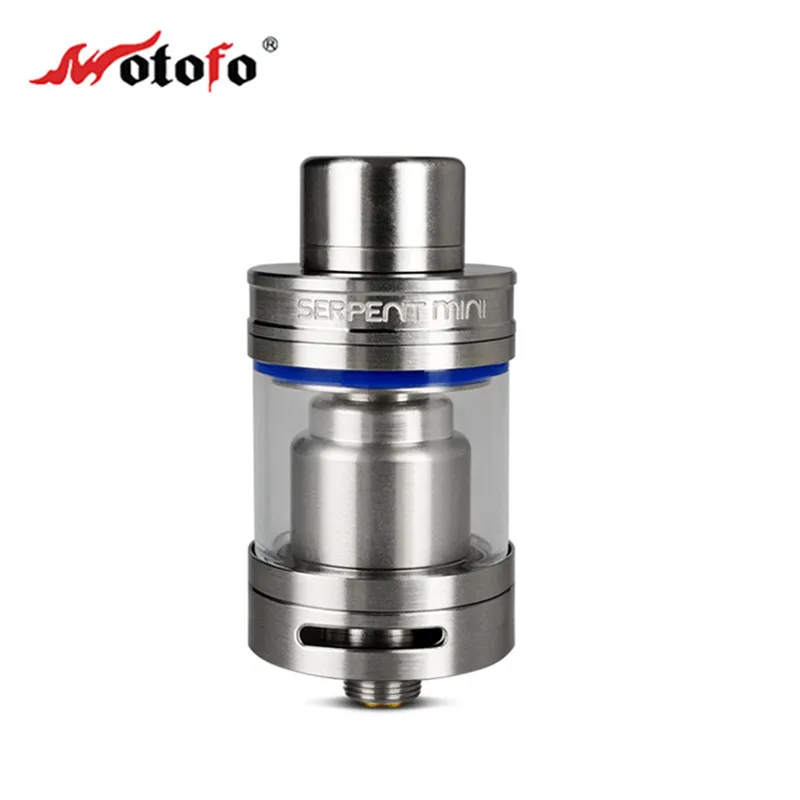 

Original Wotofo SERPENT Mini Single coil RTA Atomizer 3ml Top Filling Rebuildable Tank 22mm Build Deck Dual Adjustable Airflow