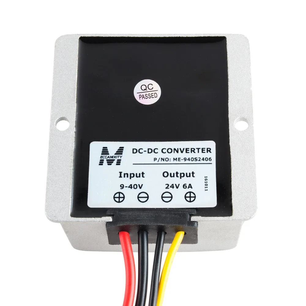 

Waterproof Regulator Module Step Up/Down DC 9-40V to DC 24V 6A 144W for Car Audio Device Voltage Converter Transformer