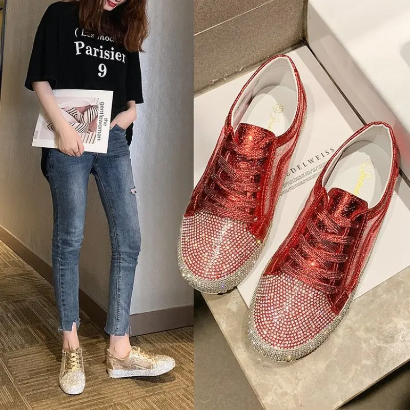 Новые дизайнерские белые туфли на танкетке; женские Сникеры на платформе; tenis feminino; повседневная женская обувь; сезон весна-осень