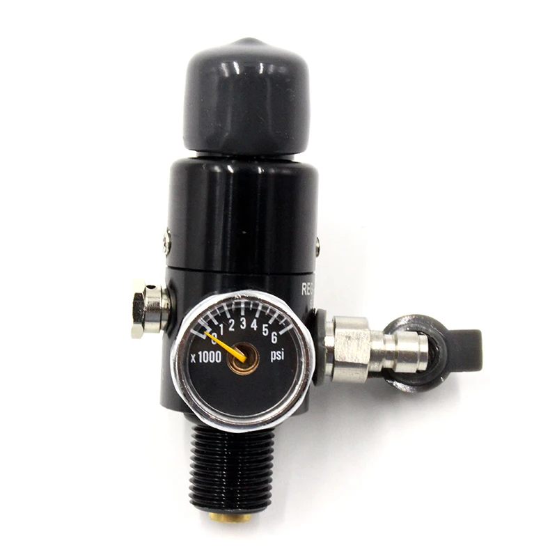 Регулятор Пейнтбольного бака QUPB 4500PSI 5/8 18UNF черный REG002|paintball tank regulator|tank regulatorpaintball |