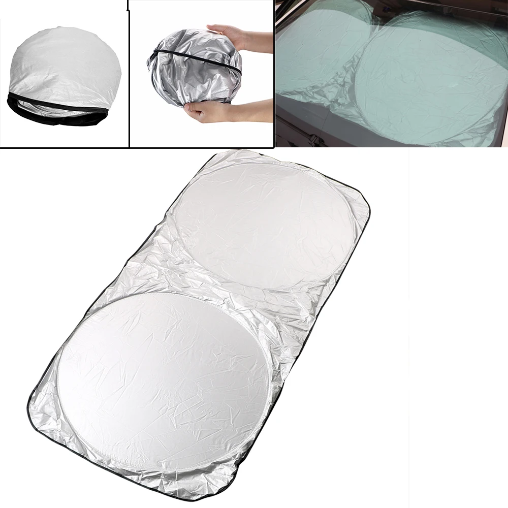 iTimo 150*70cm Car Windowshield Sunshade Folding Window Film Auto Front Rear Windscreen Sun Shade Visor Cover UV Protect Sun Block