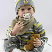 Силиконовые детские Reborn Куклы малыша Игрушечные лошадки жив кукла на день рождения Рождественские подарки спальный Куклы мальчик девочка сопровождать Игрушечные лошадки bonecas