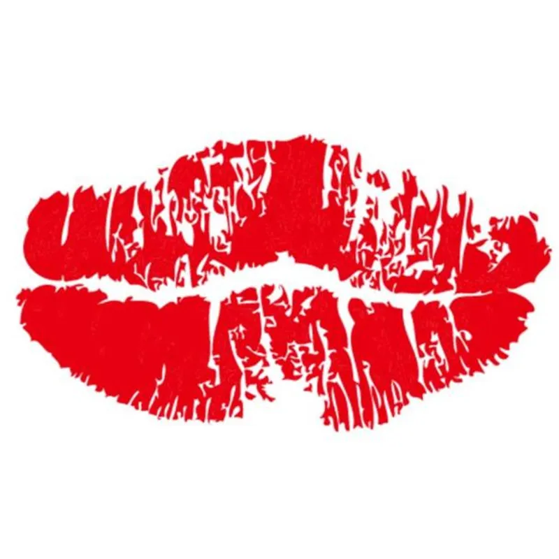

Cute Street Icon Women Men Clothes 150mm Red lips Iron on transfer Printing Patches for clothing T-shirt Patch Diy 3D Stickers