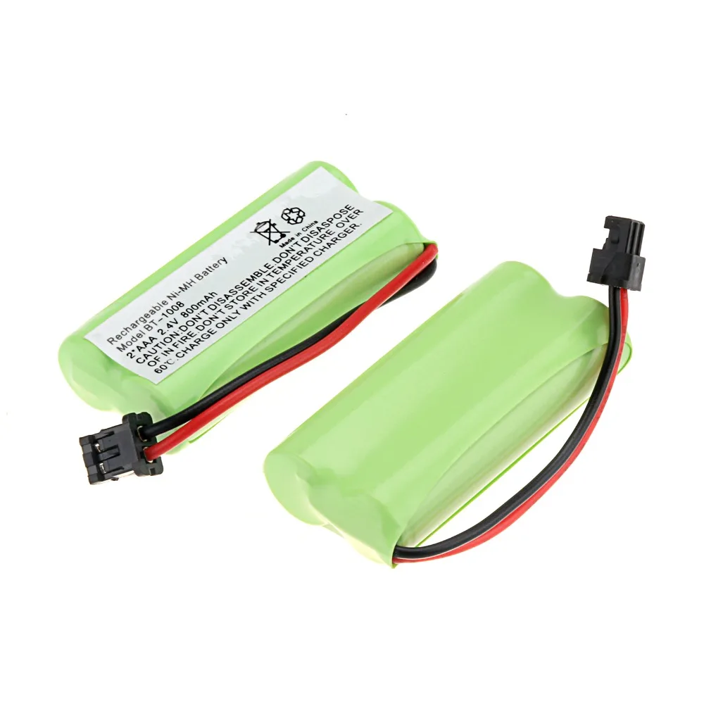 1-10 шт 2,4 V 800mAh NiMH аккумуляторная беспроводная батарея для Uniden BT-1008