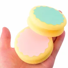 Painless Hair Removal Depilation Sponge Double-sided Pad Round Shape Waxing Polishing Face Arm Leg Hair Removal Tool