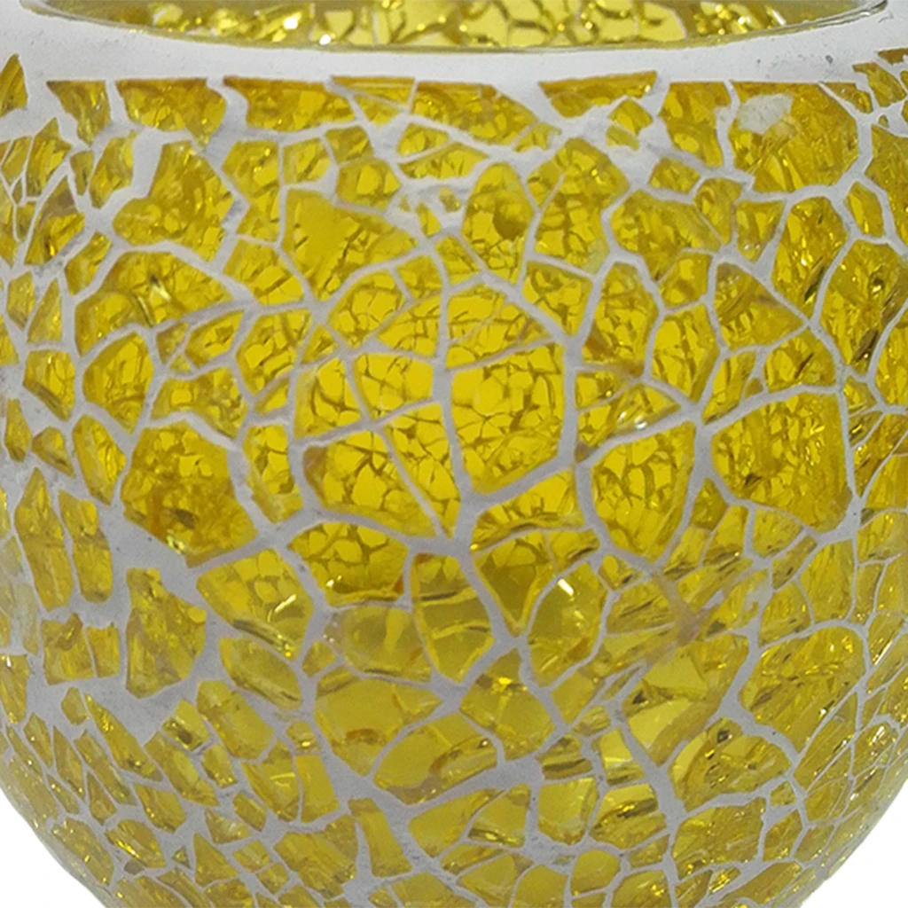 Mosaic Glass Tea Light Candle Holder Candlestick for Home Cafe Shop Decor_C