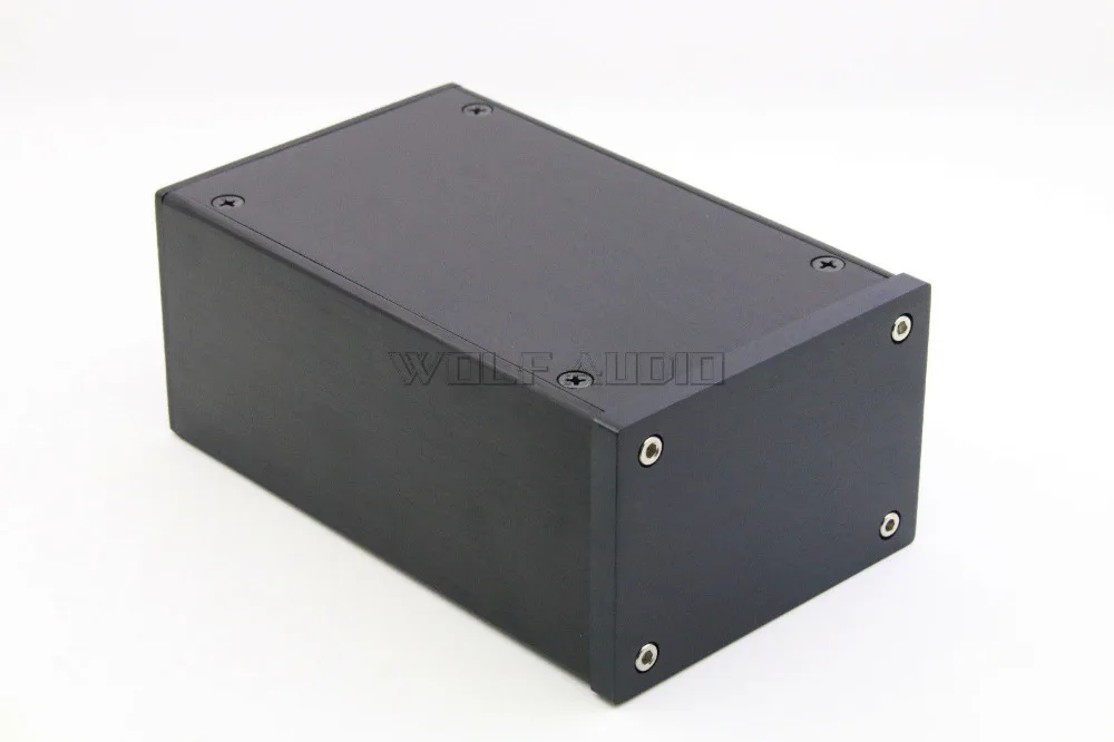 WF0609 черный алюминиевый корпус усилителя мини Аудио Amp чехол усилитель шасси|preamp