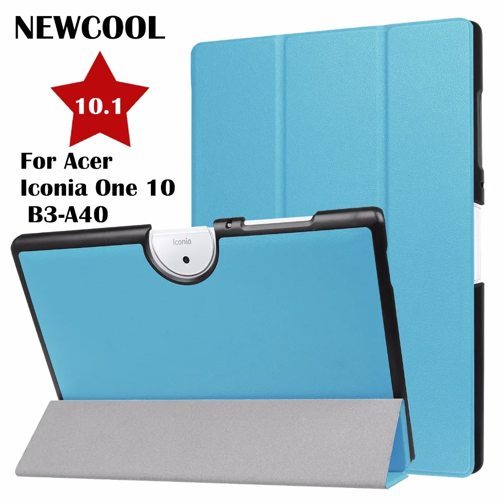 

Case for Acer B3-A40 tablet, PU Leather Business Folio Stand Auto Wake Smart Cover case For Acer Iconia One 10 B3-A40 10.1inches