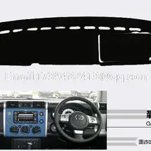 Для Toyota FJ Cruiser 2006 2007 2008 2009 2010 2011 2013 dashmats автомобиль-Средства для укладки волос приборной панели крышки RHD