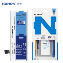 Горячая NOHON литиевая батарея для Apple iPhone SE 1624 mAh запасная батарея Bateria бесплатные инструменты Розничная упаковка