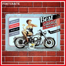 Лучший гараж для двигателя металлические знаки Ретро домашний винтажный Декор жестяная барная вывеска винтажные декоративные тарелки декоративное настенное украшение из металла