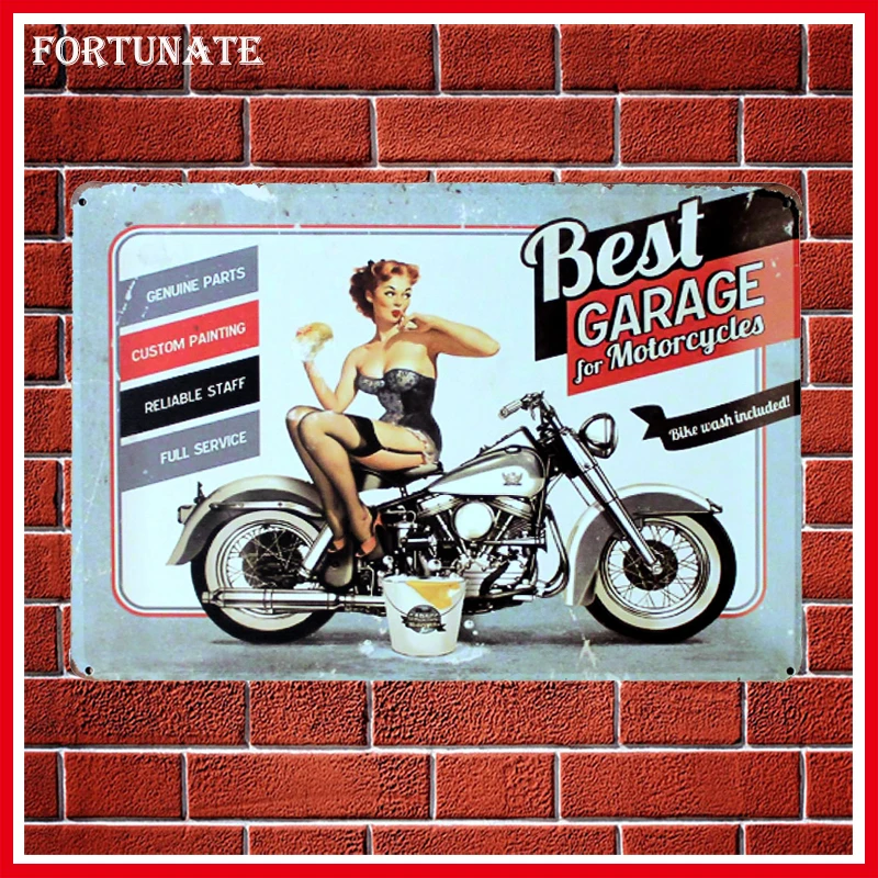 

New Best Garage For Motor Vintage Metal Signs Home Decor Vintage Tin Signs Pub Vintage Decorative Plates Metal Wall Art Plaques