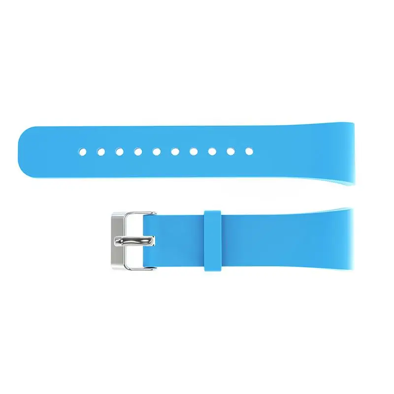 Sky Blue 21 см Большой размер силиконовые часы ремешок замена ремешок для samsung gear Fit2 Pro R360 R365 R366 Смарт часы - Цвет: Sky Blue