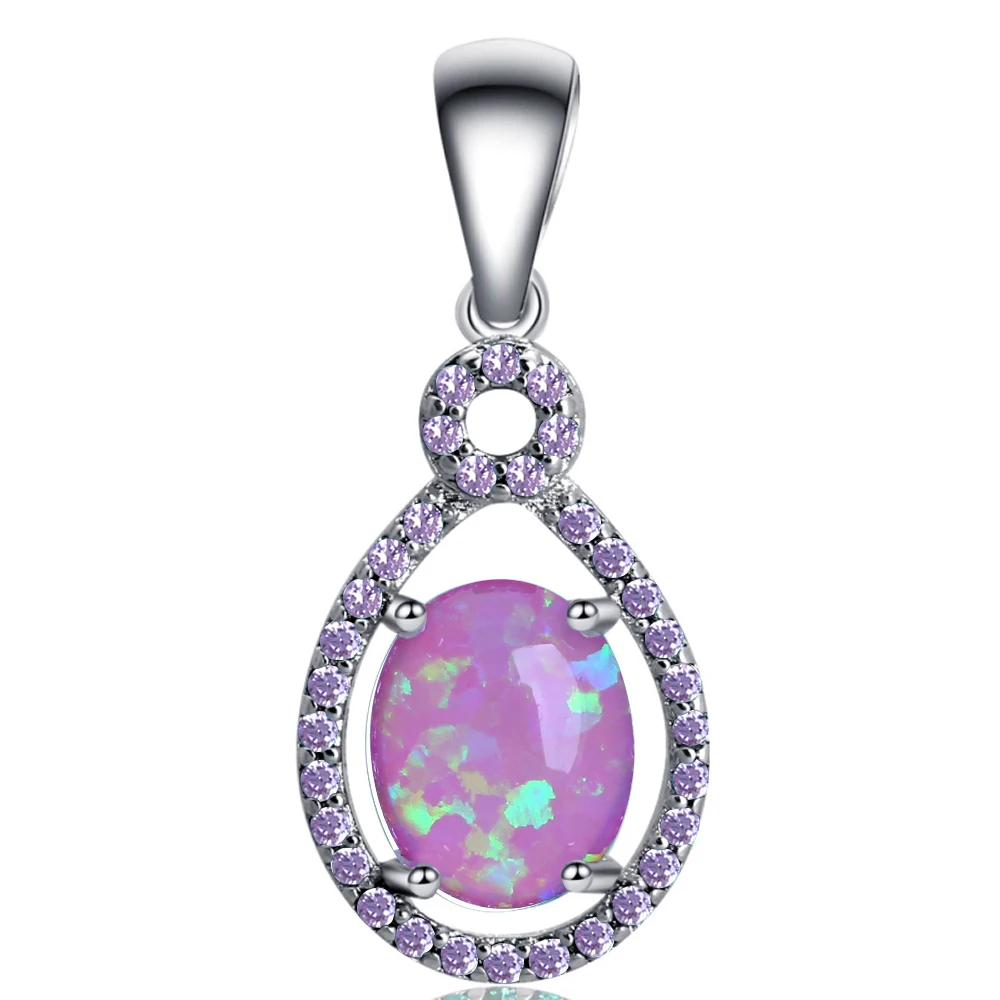 Round Pink Fire Opal 925 Sterling Silver Earring /& Pendant Set Jewelry Accessories Key Chain Bracelet Necklace Pendants