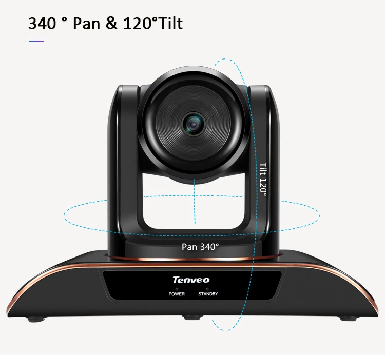 Câmera de Conferência Streaming ao Vivo Câmeras de Saúde 2mp com Transmissão Tenveo Zoom Câmera Ptz 1080 p hd H.264 & Vhd3u 3x Usb 7 Cheap Sistema de conferência