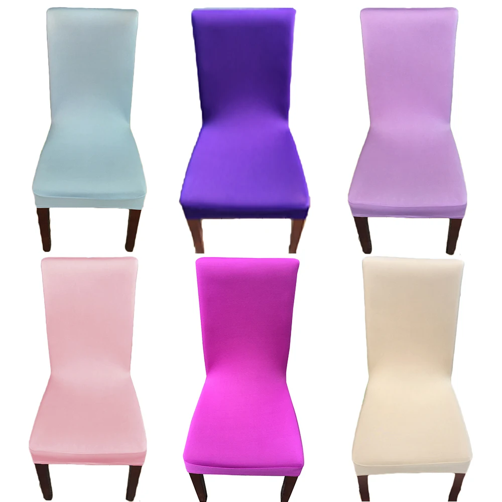 

Modern Elastic Chair Cover Dining Slipcover Removable Anti-Dirty Kitchen Seat Case Stretch Chair Cover For Home Banquet Wedding