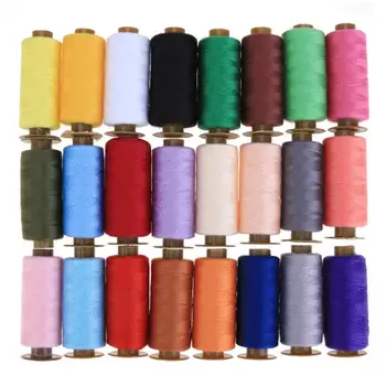 

24pcs/set 500 Yards Colorful Machine Embroidery Thread Sewing Polyester Sewing Thread Hand Craft Patch Steering-wheel Supplies