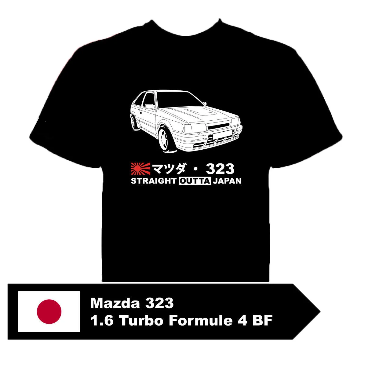 Футболка 323 1 6 Turbo Formule 4 BF Новая модная мужская футболка с коротким рукавом
