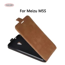 HUDOSSEN Classic Slim Flip Case For Meizu M5S PU Leather + Silicon TPU Cover Mini Phone Accessories Fundas Carcasa