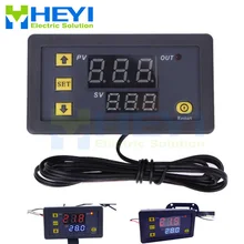 W3230 цифровой терморегулятор светодиодный дисплей термостат с прибором управления обогревом/охлаждением AC 110 V-220 V DC12V 24V