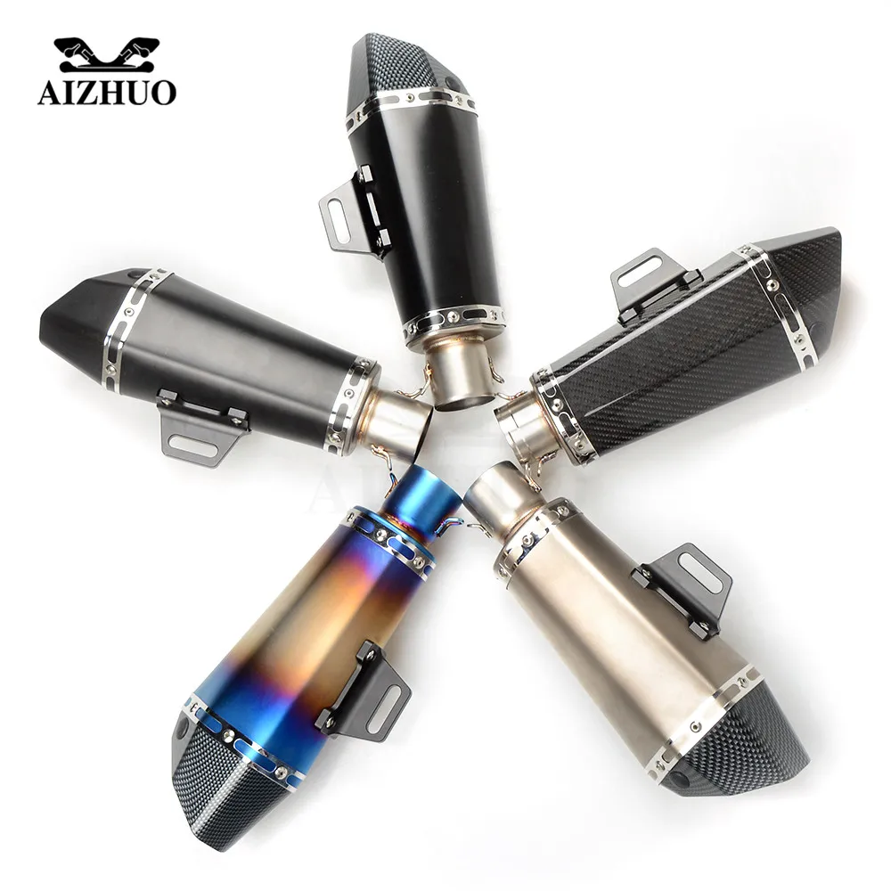 

Universal 36-51MM Modified Motorcycle Exhaust Pipe Muffler FOR HONDA CBR125R CBR300R CB300F CBR500R CB500F/X CBF1000