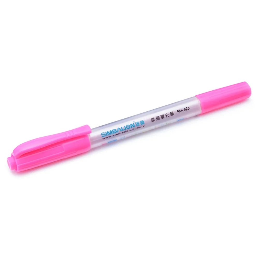 5 Pcsensemble Marqueur Stylo 4 Couleurs Jaune Vert Rose