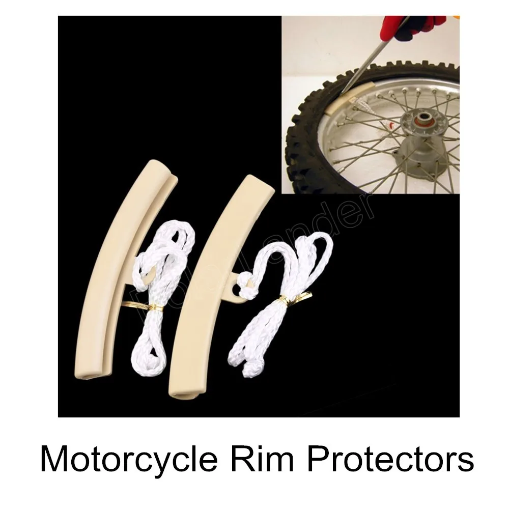 

2 pcs Motorcycle Wheel Tire Repairing Tool Rim Plastic Edge Protector Saver Tyre Change Tool free shipping For all Motorcycles