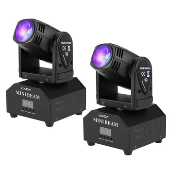 

Club Party 50W LED Stage Effect Lamp Moving Head DMX512 Sound Activated 11/13 Channels RGBW Beam Light for Disco KTV
