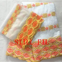 New arrivai bazin riche fabric white african bazin riche getzner nouveau french net lace fabric 5+2yards/lot