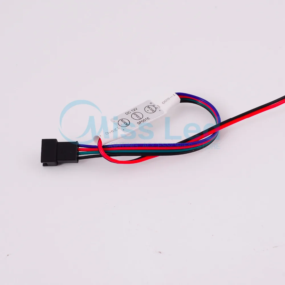Оптовая продажа 5 шт 3key RGB Светодиодная лента мини контроллер с 4pin разъемом для