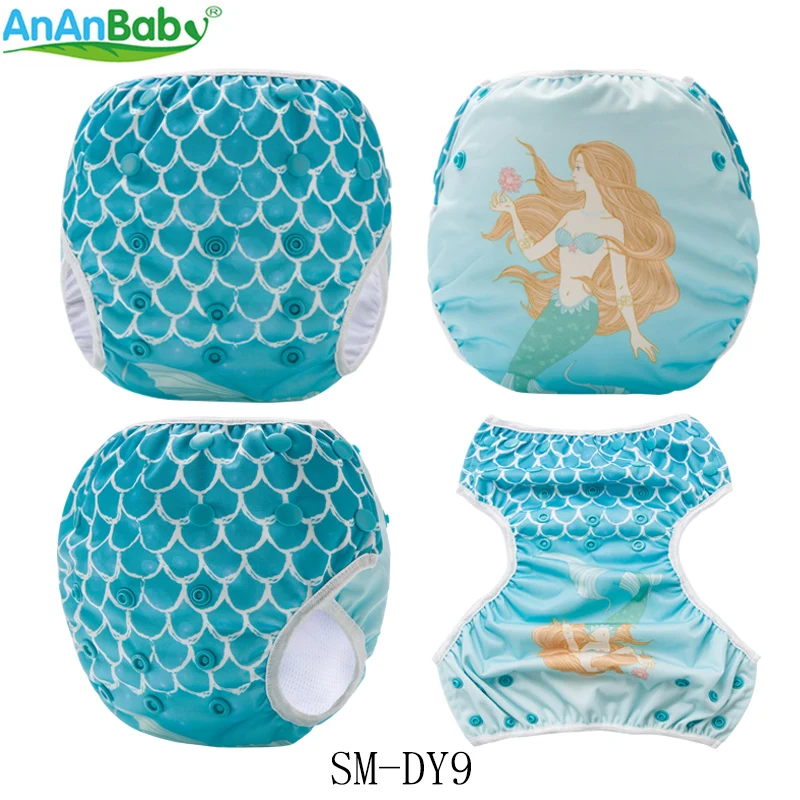 

New Arrival!2018 Reusable Swim Diapers Unisex Waterproof Cover Swimsuit For Infants