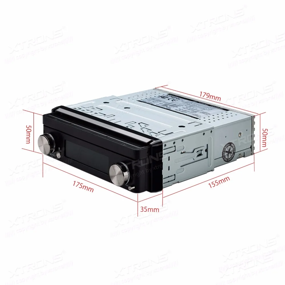 Excellent 7" Detachable Panel Design Quad Core Android 7.1 Nougat OS 1 Din Car DVD Single Din Car Multimedia One Din Car Radio 5