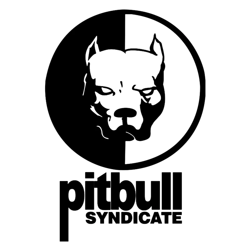 CS 086#21 5*15см Pitbull syndicate водонепроницаемые наклейки на авто машину наклейка для